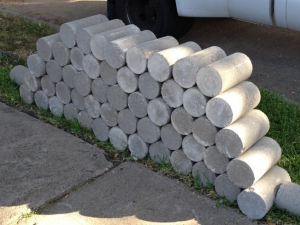 concrete press piers stack