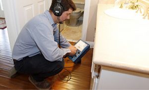water leaks under slab foundation