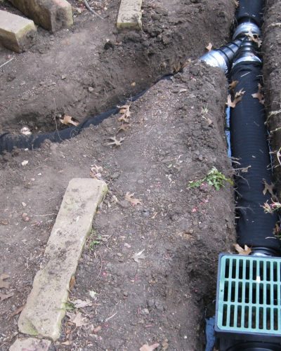 French Drain Installation Picture